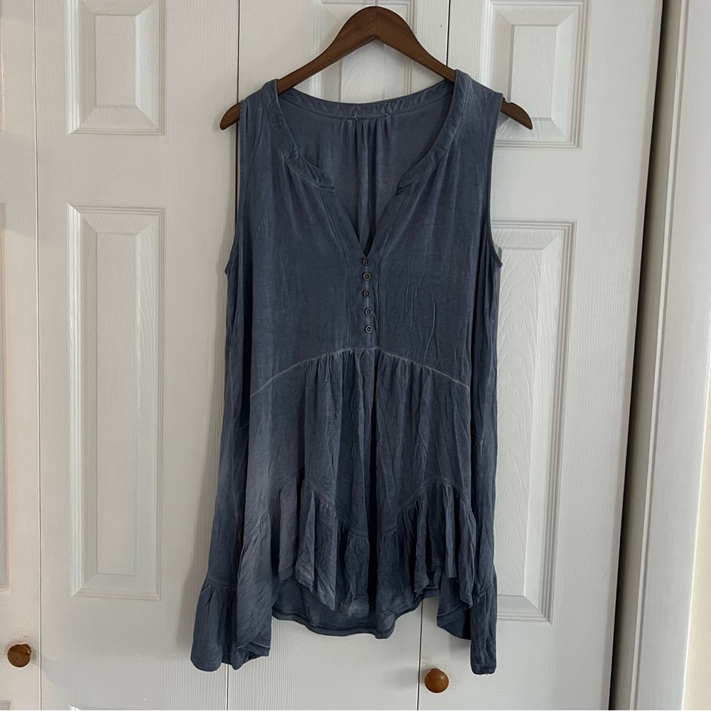 Women's Sleeveless Grey Coverup